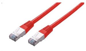 C-Tech C-TECH kabel patchcord Cat5e, FTP, červený, 1m 1