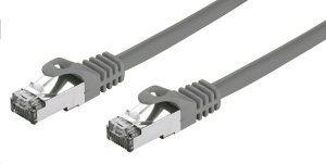 C-Tech C-TECH kabel patchcord Cat7, S/FTP, šedý, 3m 1