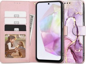 Tech-Protect Etui na telefon Tech-Protect Wallet Galaxy A35 5G Marble 1