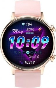 Smartwatch Rubicon RNCF09 + biały pasek Różowy  (RNCF09) 1