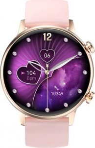 Smartwatch Rubicon RNCF09 + biały pasek Różowy  (RNCF09) 16