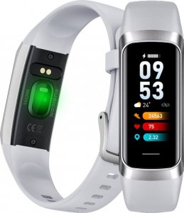 Smartband Rubicon Zegarek dziecięcy Rubicon SMARTWATCH- srebrny-komunia 2