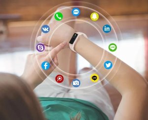 Smartband Rubicon Zegarek dziecięcy Rubicon SMARTWATCH- srebrny-komunia 10