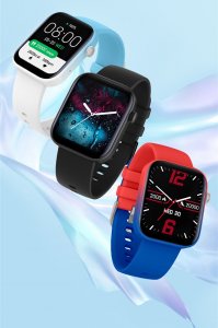 Smartwatch Rubicon RNCE97 z torebką Czerwono-niebieski  (RNCE97) 4