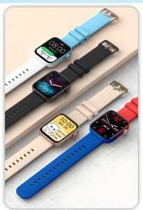 Smartwatch Rubicon RNCE97 z torebką Czerwono-niebieski  (RNCE97) 5