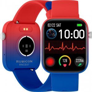 Smartwatch Rubicon RNCE97 z torebką Czerwono-niebieski  (RNCE97) 11