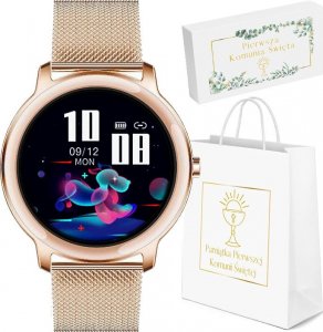 Smartwatch Rubicon Zegarek dziecięcy RUBICON SMARTWATCH - r. złoty komunia 10