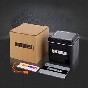 Zegarek sportowy Skmei ZEGAREK MĘSKI SPORTOWY MODNY STOPER DATOWNIK ALARM LED + PUDEŁKO 9