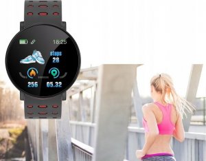 Smartwatch ZeeTech 119+ Czarno-niebieski 5