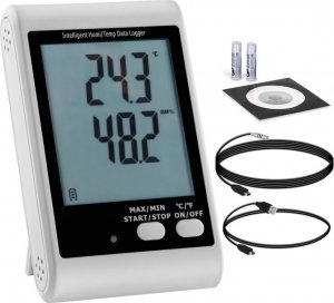 Steinberg Rejestrator temperatury i wilgotności zewnętrzny USB zakres -40 do 125C 1
