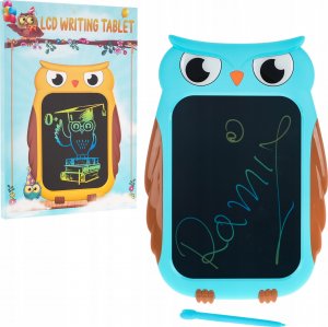 Tablet graficzny Tablet Sowa do rysowania dla dzieci 3+ Ekran 8,5' + Rysik + Kolorowe rysunki 6