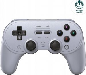 Pad 8BitDo 8BitDo PRO 2 – „Hall Edition“ belaidis žaidimų valdiklis, pilkas, jungiklis / kompiuteris / „Android“ 20
