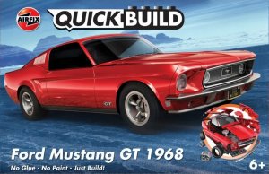 Airfix Model plastikowy Quickbuild Ford Mustang GT 1968 4