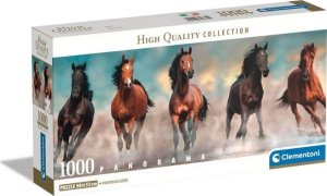 Clementoni Puzzle 1000 elementów Compact Panorama Konie 1