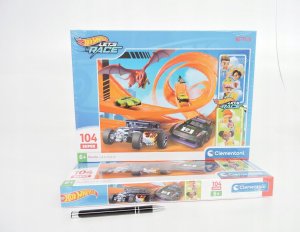 Clementoni Puzzle Hot Wheels 104 elementy Super Kolor 1