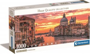 Clementoni Puzzle 1000 elementów Compact Panorama Wielki Kanał Wenecja 1