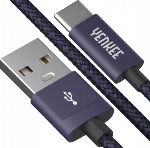 Kabel USB Yenkee USB-A - USB-C 1 m Czarny (YCU 301BE) 6