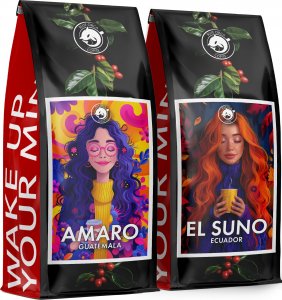 Kawa ziarnista Blue Orca Coffee Kawa ziarnista Amaro & El Suno-LIMITED EDITION -ŚWIEZO PALONA 100% ARABICA 1