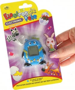 Zabawka Tamagotchi elektroniczna gra zwierzątko niebieskie 5