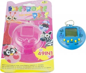 Zabawka Tamagotchi elektroniczna gra 49w1 niebieskie 2