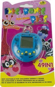 Zabawka Tamagotchi elektroniczna gra 49w1 niebieskie 4