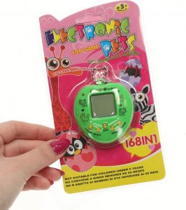 Zabawka Tamagotchi elektroniczna gra 49w1 zielone 4