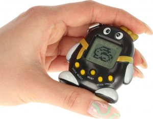 Zabawka Tamagotchi elektroniczna gra zwierzątko czarne 3