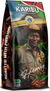 Kawa ziarnista Blue Orca Coffee Kawa ziarnista KENIA KARIBU CREMA 1kg Farmers Limited Edition BLUE ORCA 1