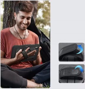 Etui na tablet 4kom.pl Etui obudowa Solid360 do Apple iPad Air 11 6 / 2024 Black 5