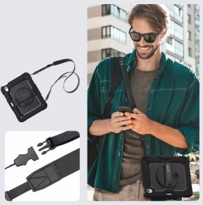 Etui na tablet 4kom.pl Etui obudowa Solid360 do Apple iPad Air 11 6 / 2024 Black 6