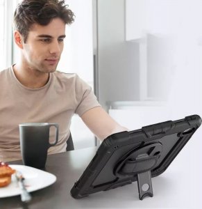 Etui na tablet 4kom.pl Etui obudowa Solid360 do Apple iPad Air 11 6 / 2024 Black 9