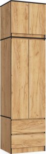 Fabryka Mebli Akord Nadstawka na szafę 60 cm - dąb craft - 2 drzwi 4