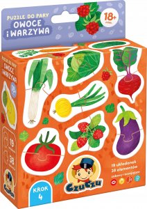 Czuczu Układanka Puzzle do pary - Owoce i warzywa 1