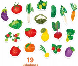 Czuczu Układanka Puzzle do pary - Owoce i warzywa 4
