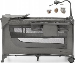 KinderKraft Łóżeczko turystyczne JOY 2 DARK GREY + akcesoria 2