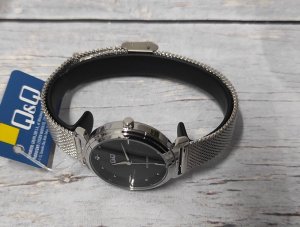 Zegarek Q&Q Zegarek QQ Q27B-003P Damski Klasyczny Cyrkonia 6