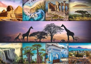 Trefl Puzzle 1000 elementów Kolaż Afryka 4