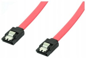 Kabel zasilający Accura Accura SATA III - SATA III 0.5m czerwony 2