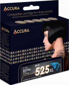Tusz Accura ink Brother (LC525C) zamiennik XXL 2