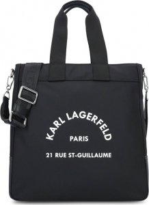 Karl Lagerfeld Torba na zakupy marki Karl Lagerfeld model 225W3018 kolor Czarny. Torebki damski. Sezon: Wiosna/Lato NoSize 1