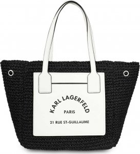 Karl Lagerfeld Torba na zakupy marki Karl Lagerfeld model 230W3057 kolor Czarny. Torebki damski. Sezon: Wiosna/Lato NoSize 1
