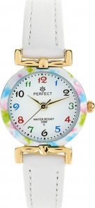 Zegarek Perfect ZEGAREK DZIECIĘCY PERFECT LP004-04 KOMUNIJNY - biały/kolorowy + BOX NoSize 1