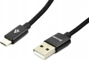 Kabel USB Accura Accura USB 2.0 - micro USB 1.5m czarny 1