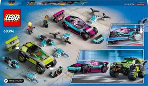 LEGO City Podrasowane samochody wyścigowe (60396) 8
