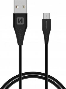 Kabel USB Swissten Swissten USB - mikro USB1.5m (9mm) czarny 1