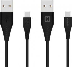 Kabel USB Swissten USB-A - USB-C 1.5 m Czarny (71504401) 4