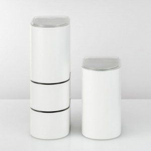 Wesco Pojemnik metalowy 3l LOFT biały MATT Wesco 3