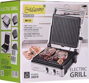 Grill elektryczny Maestro Maestro MR-721 srebrny 17