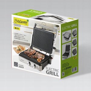 Grill elektryczny Maestro Maestro MR-721 srebrny 23