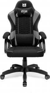 Krzesło biurowe IMBA Seat Fotel gamingowy IMBA GUARDIAN szary materiałowy 1